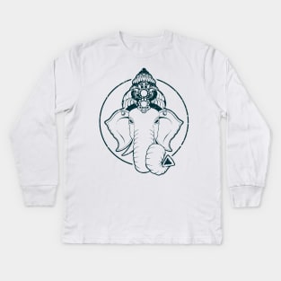 Ganesh Kids Long Sleeve T-Shirt